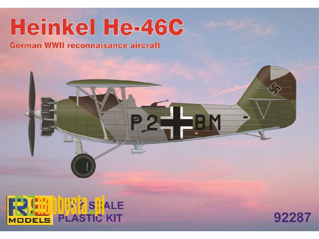 Heinkel He-46c - German Wwii Reconnaissance Aircraft - image 1