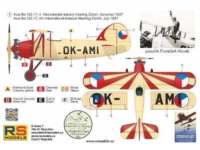 Avia Ba.122 - Zurich 1937 - Frantisek Novak - image 2