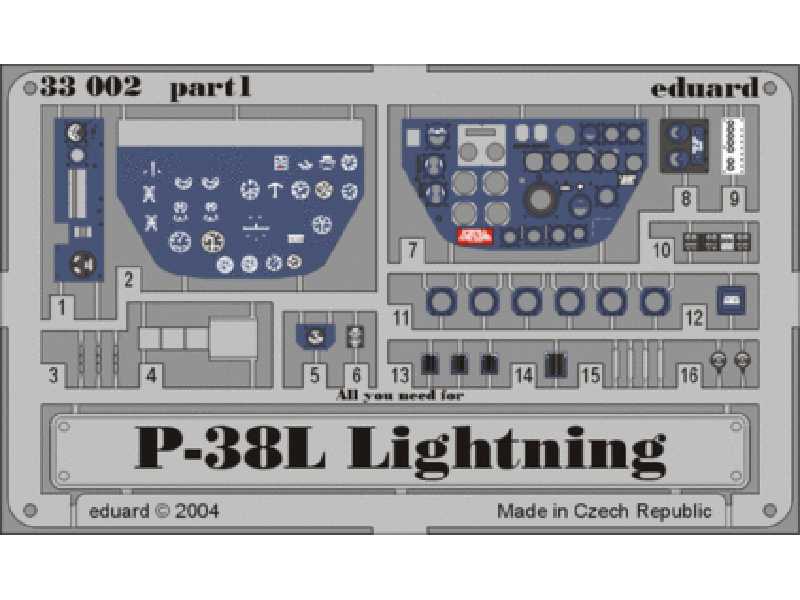 P-38L dashboard 1/32 - Trumpeter - image 1