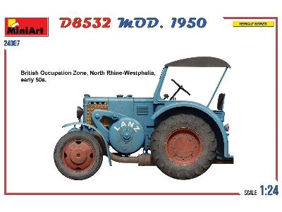 German Traffic Tractor D8532  Mod.1950 - image 13