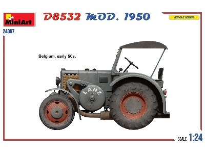 German Traffic Tractor D8532  Mod.1950 - image 14
