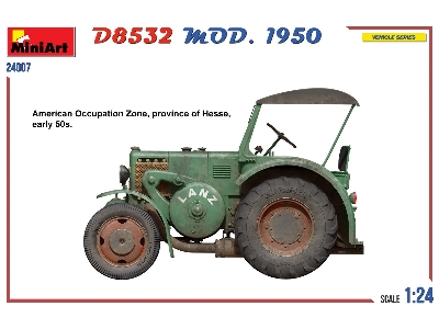 German Traffic Tractor D8532  Mod.1950 - image 15
