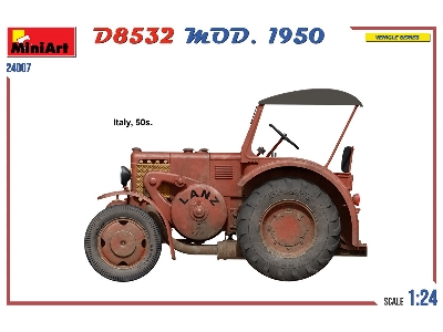 German Traffic Tractor D8532  Mod.1950 - image 16