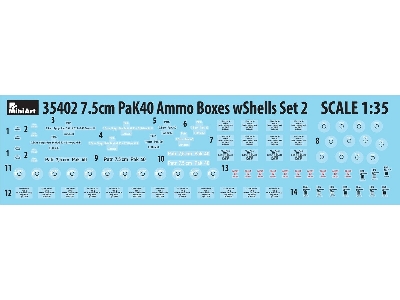 7.5cm Pak40 Ammo Boxes With Shells Set 2 - image 6