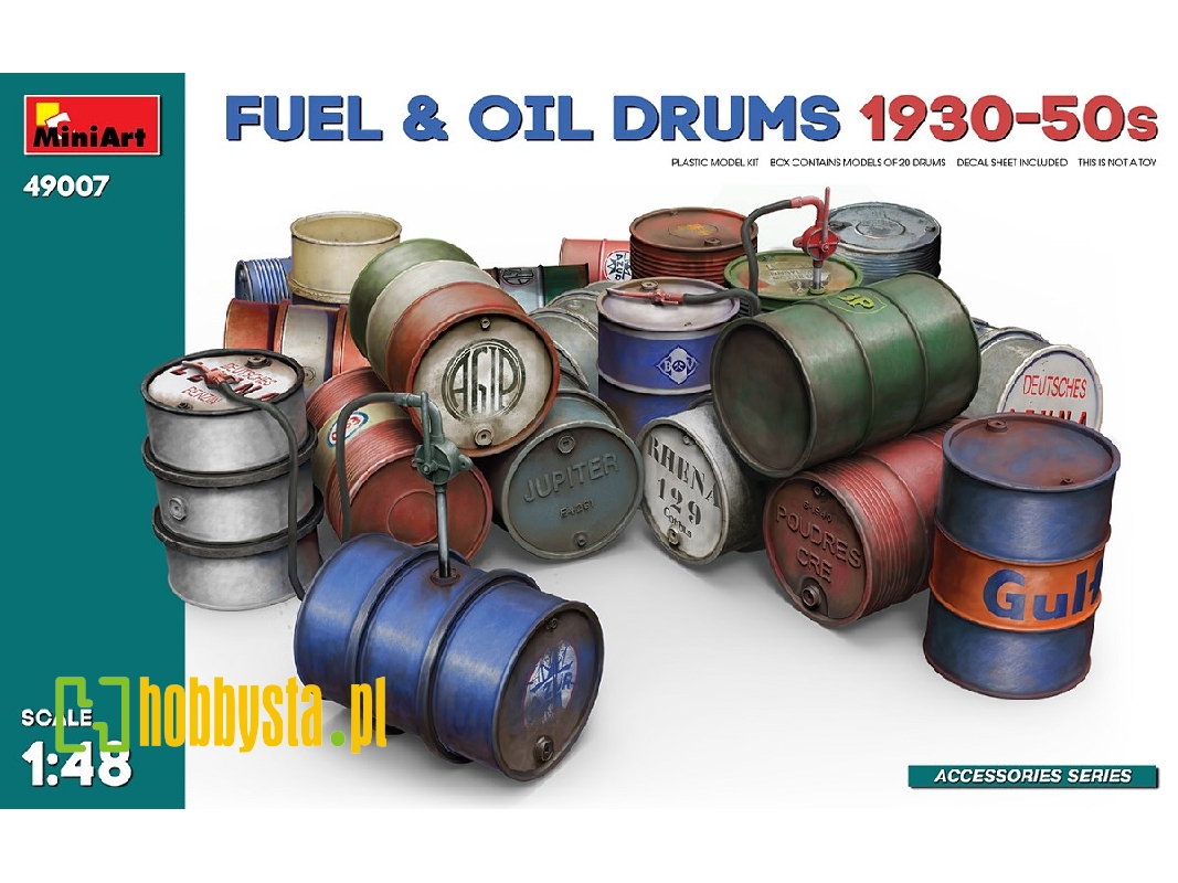 Fuel & Oil Drums 1930-50s - image 1