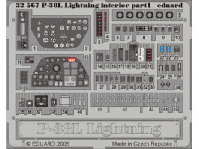 P-38L interior 1/32 - Trumpeter - image 1