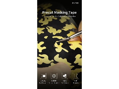 Pmt-dc Precut Masking Tape - Digital Camouflage - image 3