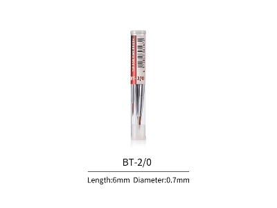 Fbt-2/0 Fine Brush Tips 2/0 (3 Pcs) - image 1