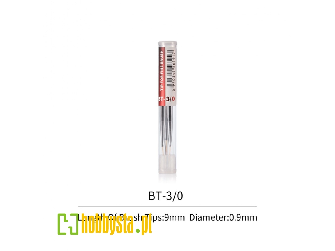 Fbt-3/0 Fine Brush Tips 3/0 (3 Pcs) - image 1