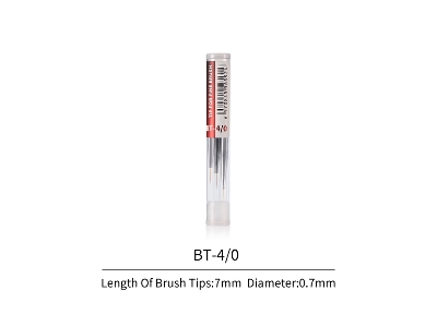 Fbt-4/0 Fine Brush Tips 4/0 (3 Pcs) - image 1