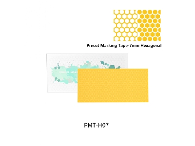 Pmt-h07 7mm Precut Masking Tape - 7mm Hexagonal - image 1