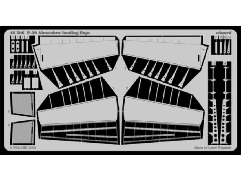 P-39 landing flaps 1/48 - Eduard - image 1