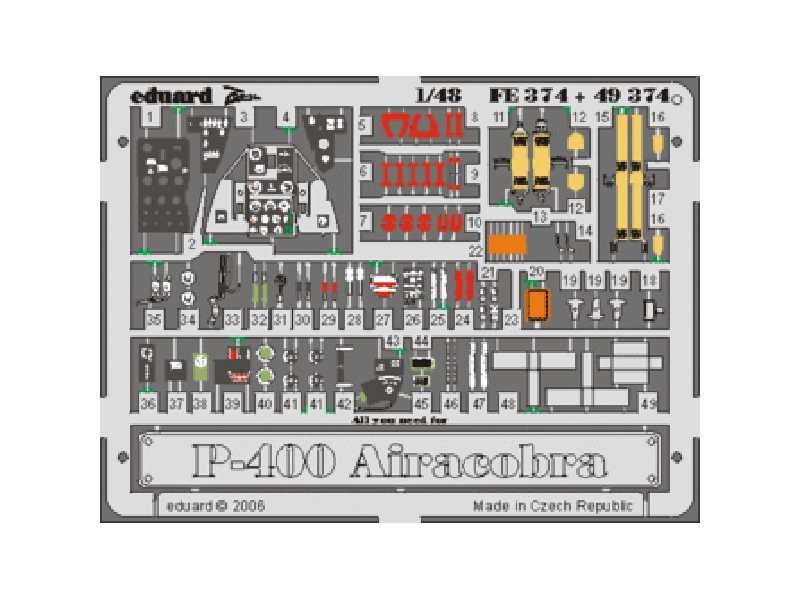 P-39/ P-400 1/48 - Hasegawa - - image 1