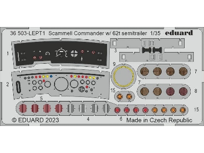 Scammel Commander w/  62t semitrailer 1/35 - HOBBY BOSS - image 1