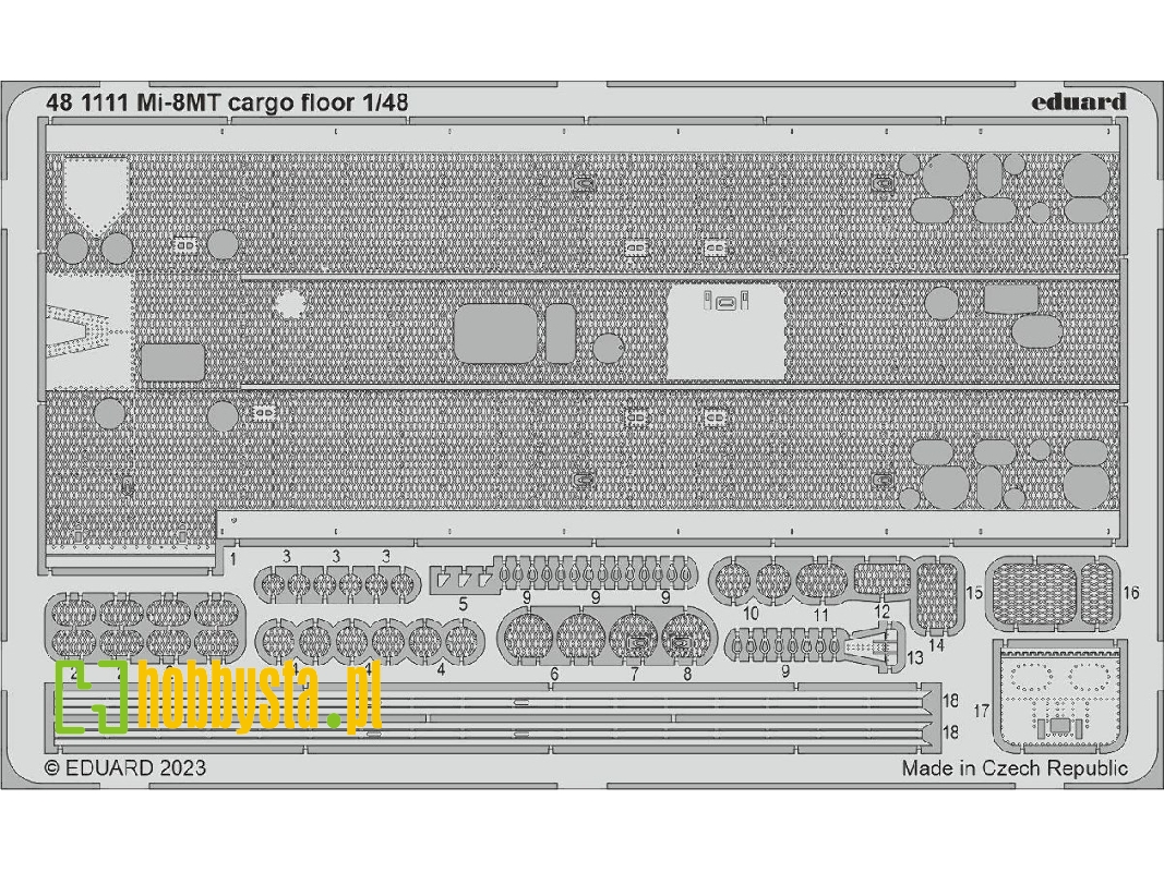 Mi-8MT cargo floor 1/48 - TRUMPETER - image 1