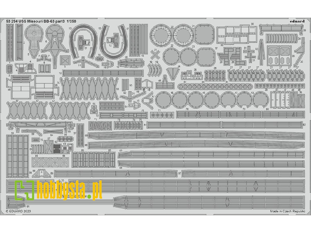 USS Missouri BB-63 part 3 1/350 - HOBBY BOSS - image 1