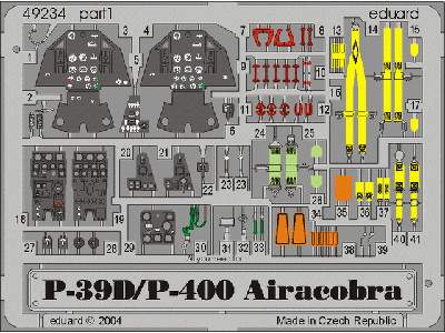 P-39D/ P-400 1/48 - Eduard - image 2