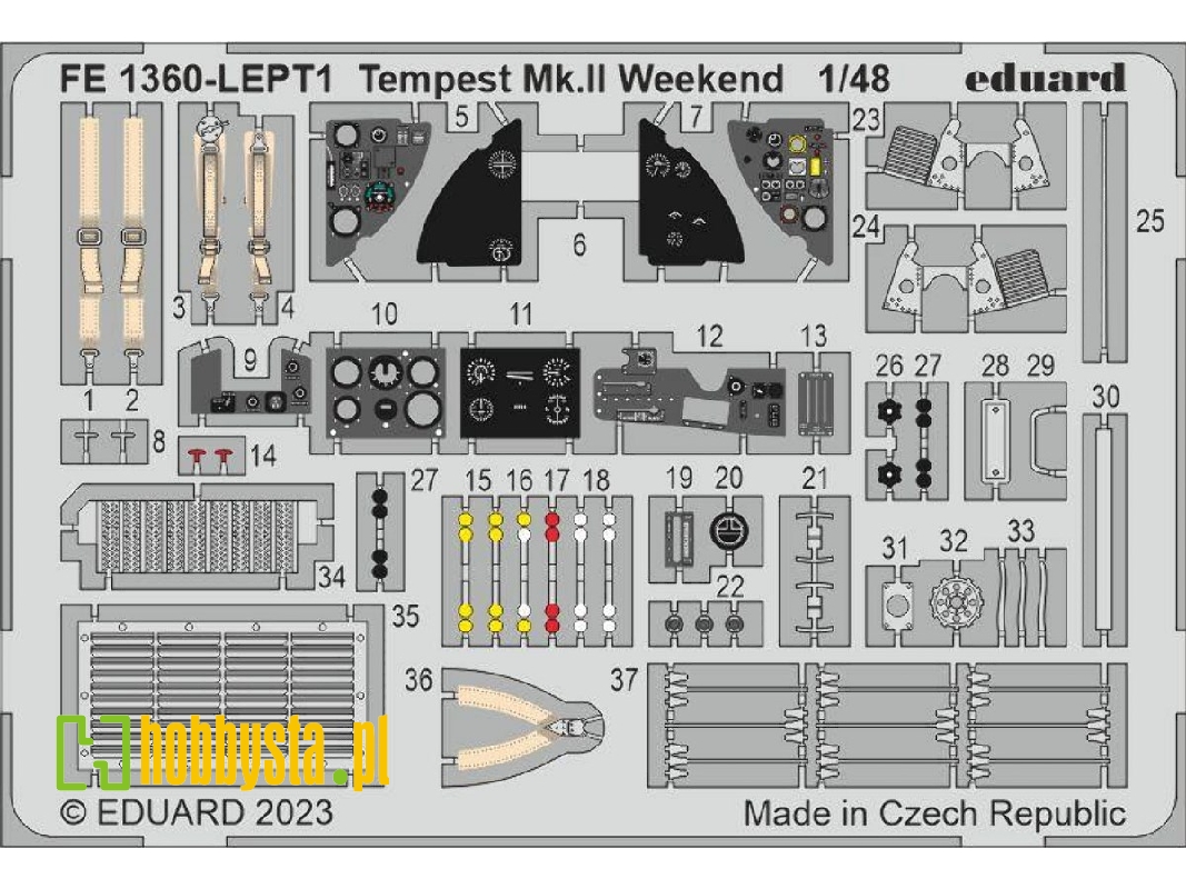 Tempest Mk. II Weekend 1/48 - EDUARD - image 1 Tempest Mk. II Weekend 1/48 - EDUARD - image 1