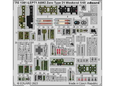 A6M2 Zero Type 21 Weekend 1/48 - EDUARD - image 1