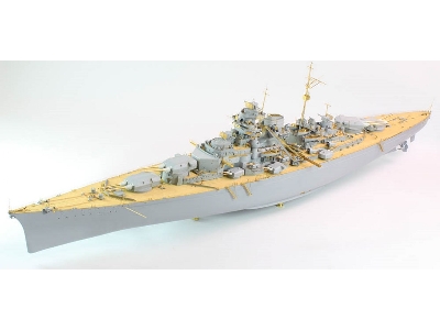 Battleship Bismarck 1941 Detail Up Set Basic Version 2 (No Wood Deck) (For Trumpeter) - image 1