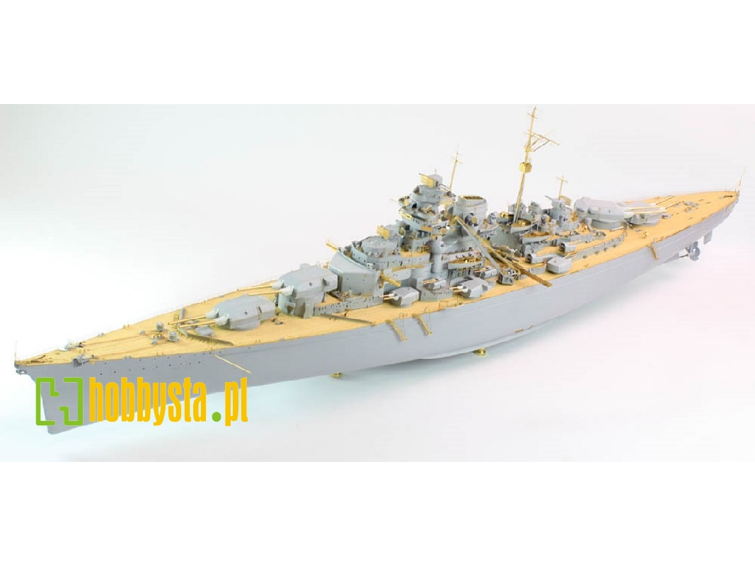 Battleship Bismarck 1941 Detail Up Set Basic Version 2 (No Wood Deck) (For Trumpeter) - image 1