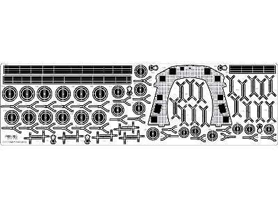 Battleship Bismarck 1941 Detail Up Set Basic Version 2 (No Wood Deck) (For Trumpeter) - image 6