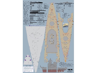 Battleship Bismarck 1941 Detail Up Set Basic Version 2 (No Wood Deck) (For Trumpeter) - image 10