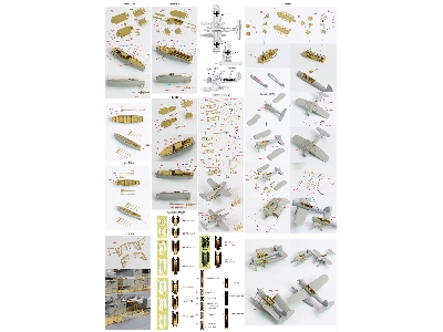 Battleship Bismarck 1941 Detail Up Set Basic Version 2 (No Wood Deck) (For Trumpeter) - image 16