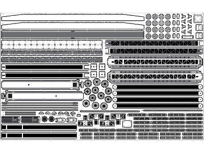 Battleship Bismarck 1941 Detail Up Set Basic Version 2 (No Wood Deck) (For Trumpeter) - image 21