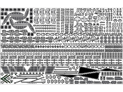 Battleship Bismarck 1941 Detail Up Set Basic Version 2 (No Wood Deck) (For Trumpeter) - image 23