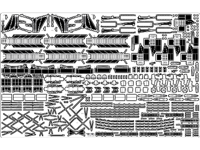 Battleship Bismarck 1941 Detail Up Set Basic Version 2 (No Wood Deck) (For Trumpeter) - image 24