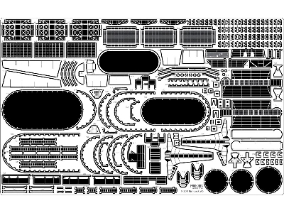 Battleship Bismarck 1941 Detail Up Set Basic Version 2 (No Wood Deck) (For Trumpeter) - image 25