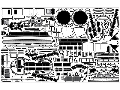 Battleship Uss Iowa Bb-61 1944 Detail Up Set (No Wooden Deck) (For Trumpeter 03706) - image 5