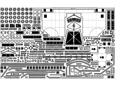 Battleship Bismarck 1941 Detail Up Set Basic Version 2 (For Trumpeter) - image 20