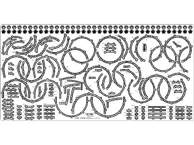 Battleship Uss Bb-61 Iowa 1944 Detail Up Set (Teak Tone Deck) (For Trumpeter 03706) - image 14