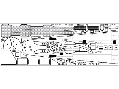 Battleship Uss Bb-61 Iowa 1944 Detail Up Set (Teak Tone Deck) (For Trumpeter 03706) - image 17
