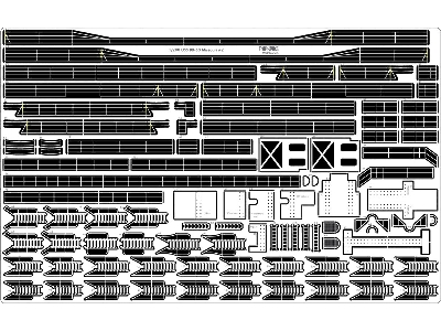 Battleship Uss Bb-61 Iowa 1944 Detail Up Set (Teak Tone Deck) (For Trumpeter 03706) - image 39