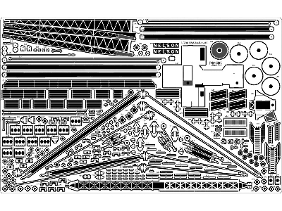 British Battleship Hms Nelson Detail Up Set (For Trumpeter 03708) - image 9