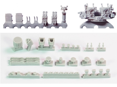 British Battleship Hms Nelson Detail Up Set (For Trumpeter 03708) - image 40