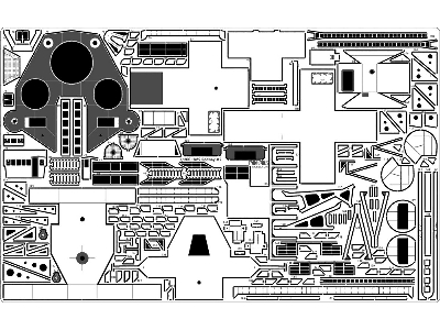 British Battleship Hms Rodney 1942 Detail Up Set (For Trumpeter 03709) - image 10