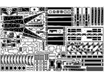 British Battleship Hms Rodney 1942 Detail Up Set (For Trumpeter 03709) - image 15