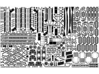 British Battleship Hms Rodney 1942 Detail Up Set (For Trumpeter 03709) - image 17