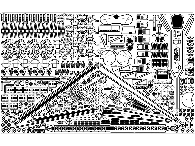 British Battleship Hms Rodney 1942 Detail Up Set (For Trumpeter 03709) - image 18