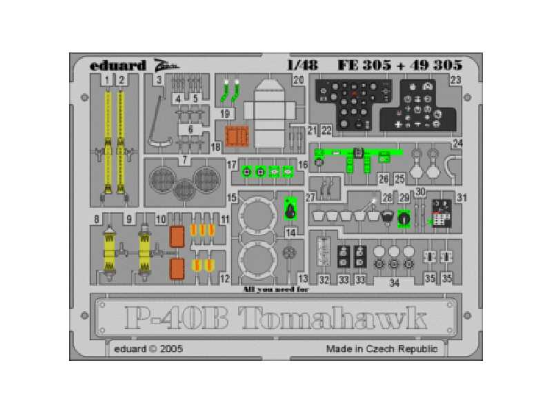 P-40B 1/48 - Trumpeter - - image 1