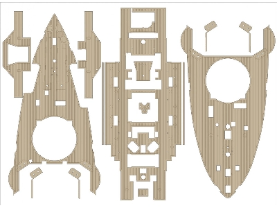 Ijn Mikasa 1905 Detail Up Set (For Trumpeter / Merit 62004) - image 11