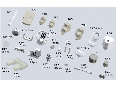 Hms Hood 1941 Detail Up Set (For Trumpeter 03710) - image 5