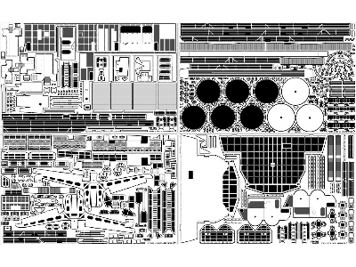 Uss Cv-6 Enterprise 1942 Detail Up Set Teak Tone Wooden Deck (For Trumpeter 03712) - image 17