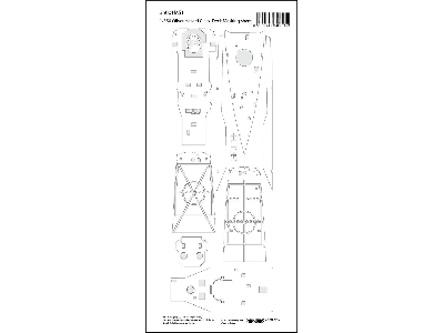 Us Navy Oliver Hazard Perry Class Deck Masking Sheet (For Academy) - image 1