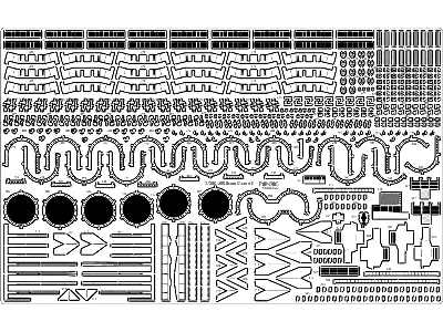 Uss Yorktown Cv-10 / Uss Franklin Cv-13 1944 Detail Up Set (For Trumpeter) - image 5