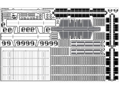 Uss Ticonderoga Cv-14 / Uss Hancock Cv-19 1944 Detail Up Set (For Trumpeter) - image 10